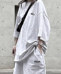YACA（ヤーカ）の「Embroidery Logo T-shirt/エンブロイダリーロゴTシャツ【unisex item】（Tシャツ/カットソー）」