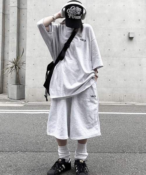 YACA（ヤーカ）の「Embroidery Logo T-shirt/エンブロイダリーロゴTシャツ【unisex item】（Tシャツ/カットソー・レディース・アッシュグレー/チャコールグレー/ブラック・1/2）」の14枚目の写真