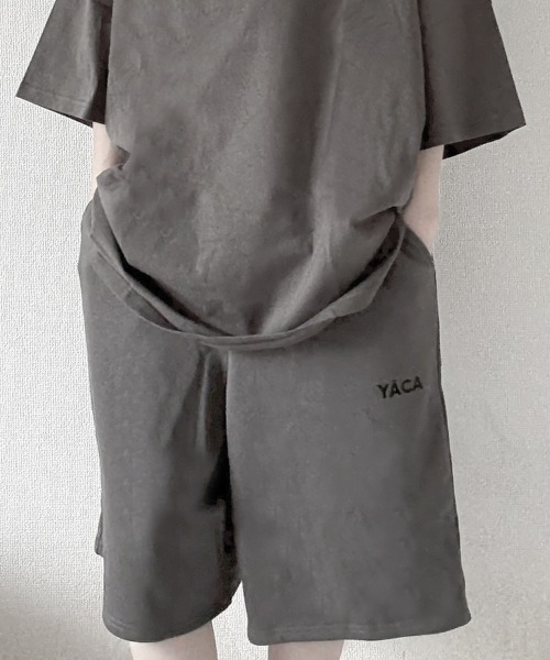 YACA（ヤーカ）の「Embroidery Logo T-shirt/エンブロイダリーロゴTシャツ【unisex item】（Tシャツ/カットソー・レディース・アッシュグレー/チャコールグレー/ブラック・1/2）」の19枚目の写真