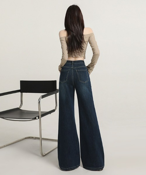 REBALANCE(リバランス)の「フレアデニムパンツ(デニムパンツ・レディース・C/B/A・X-LARGE/LARGE/MEDIUM)」の10枚目の写真