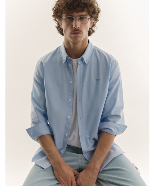 Maison Kitsune(メゾンキツネ)の「WIDE JEANS(デニムパンツ・メンズ・ライトインディゴブルー・30/29/28/34/33/32)」の7枚目の写真