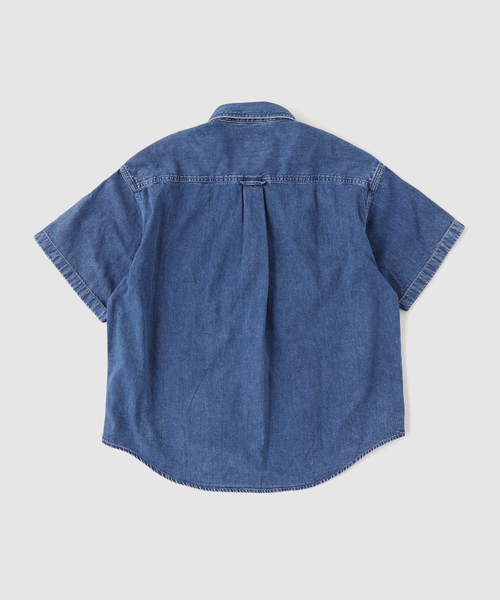 Carhartt WIP(カーハートダブリューアイピー)の「CARHARTT WIP / カーハート ダブリューアイピー S/S LUCAS SHIRT(シャツ/ブラウス・メンズ・ブルー・LARGE/MEDIUM)」の2枚目の写真