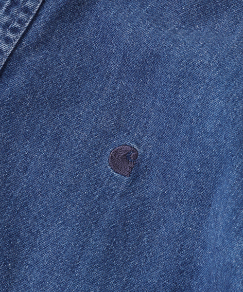 Carhartt WIP(カーハートダブリューアイピー)の「CARHARTT WIP / カーハート ダブリューアイピー S/S LUCAS SHIRT(シャツ/ブラウス・メンズ・ブルー・LARGE/MEDIUM)」の3枚目の写真