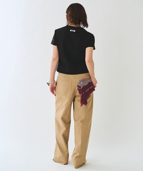 Whim Gazette（ウィムガゼット）の「＜WEB限定＞【Nuition】ドロストチノパンツ（チノパンツ・レディース・ベージュ/サンドベージュ・36/38）」の7枚目の写真