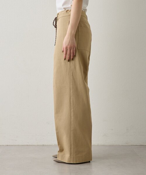 Whim Gazette（ウィムガゼット）の「＜WEB限定＞【Nuition】ドロストチノパンツ（チノパンツ・レディース・ベージュ/サンドベージュ・36/38）」の18枚目の写真