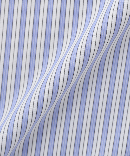 KANEMASA PHIL.(カネマサフィル)の「Kanemasa Phil. (カネマサ フィル) 46G Stripe Atomospehere S(シャツ/ブラウス・メンズ・ブラック系その他/ブラック/ブルー系その他・LARGE/MEDIUM)」の7枚目の写真