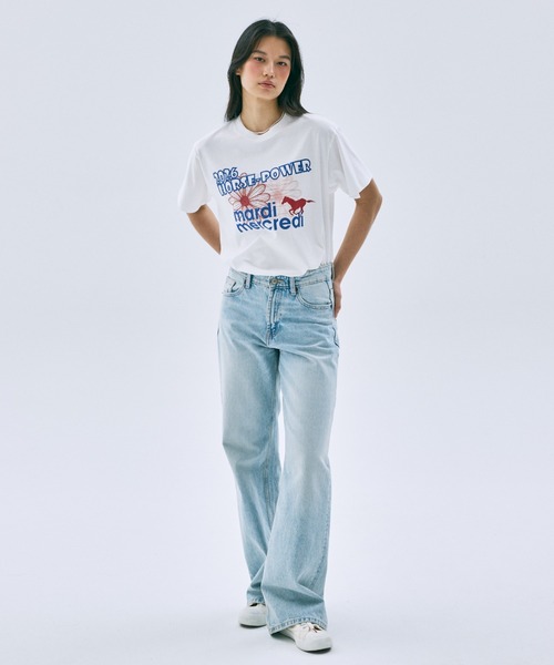 Mardi Mercredi（マルディメクルディ）の「TSHIRT 2026 HORSE-POWER / Tシャツ 2026 HORSE-POWER（Tシャツ/カットソー・レディース・アイボリー/クリーム・FREE）」の10枚目の写真