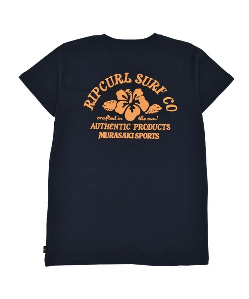 ムラサキスポーツ(ムラサキスポーツ)の「MURASAKI/ムラサキ × RIPCURL リップカール M RCL6S-2101 Tシャツ(Tシャツ/カットソー・レディース・ネイビー/ホワイト×ピンク/ブラック/ホワイト×グリーン・M/L)」の8枚目の写真