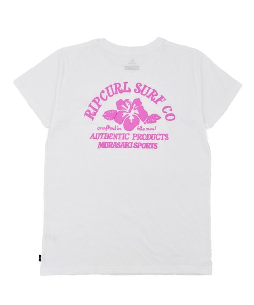 ムラサキスポーツ(ムラサキスポーツ)の「MURASAKI/ムラサキ × RIPCURL リップカール M RCL6S-2101 Tシャツ(Tシャツ/カットソー・レディース・ネイビー/ホワイト×ピンク/ブラック/ホワイト×グリーン・M/L)」の6枚目の写真