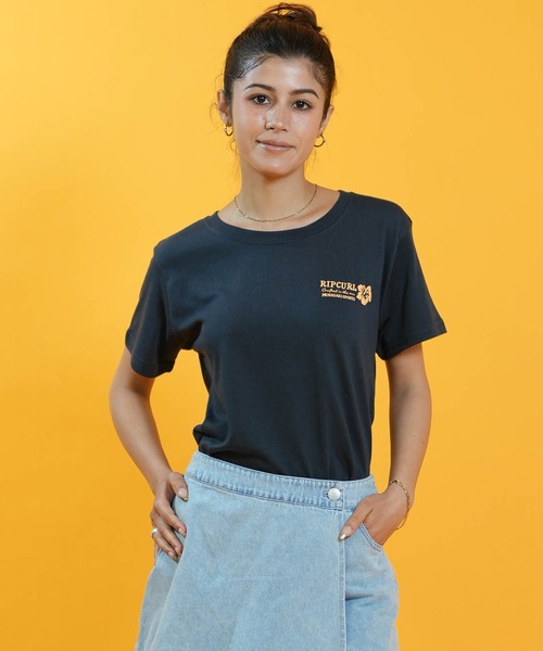 ムラサキスポーツ(ムラサキスポーツ)の「MURASAKI/ムラサキ × RIPCURL リップカール M RCL6S-2101 Tシャツ(Tシャツ/カットソー・レディース・ネイビー/ホワイト×ピンク/ブラック/ホワイト×グリーン・M/L)」の21枚目の写真