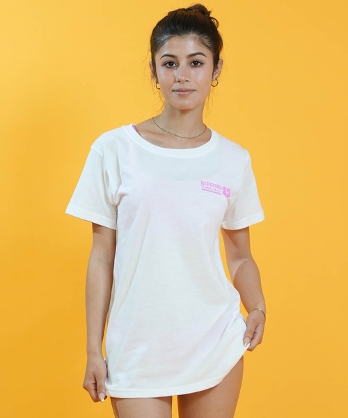 ムラサキスポーツ(ムラサキスポーツ)の「MURASAKI/ムラサキ × RIPCURL リップカール M RCL6S-2101 Tシャツ(Tシャツ/カットソー・レディース・ネイビー/ホワイト×ピンク/ブラック/ホワイト×グリーン・M/L)」の19枚目の写真