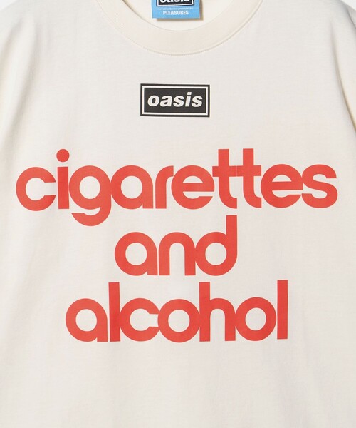 PLEASURES（プレジャー）の「＜PLEASURES  × oasis＞NORDIQUE Tシャツ（Tシャツ/カットソー・メンズ・ホワイト・M/S/L）」の6枚目の写真