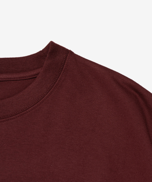 CARGOBROS(カーゴブロス)の「(ビッグサイズ) ラウンドサークルロゴ半袖Tシャツ (ワイン)(Tシャツ/カットソー・メンズ・その他・FREE)」の3枚目の写真
