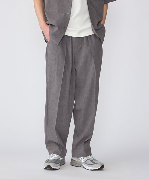 SHIPS(シップス)の「SHIPS:〈セットアップ対応/ 撥水〉Comfy Line DRYAIR ピンタック イージー パンツ(その他パンツ・メンズ・ネイビー/グレー/ブラック・SMALL/LARGE/MEDIUM)」の18枚目の写真