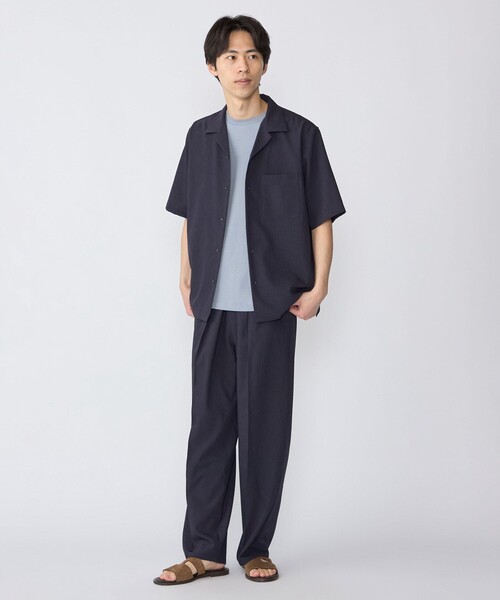 SHIPS(シップス)の「SHIPS:〈セットアップ対応/ 撥水〉Comfy Line DRYAIR ピンタック イージー パンツ(その他パンツ・メンズ・ネイビー/グレー/ブラック・SMALL/LARGE/MEDIUM)」の22枚目の写真