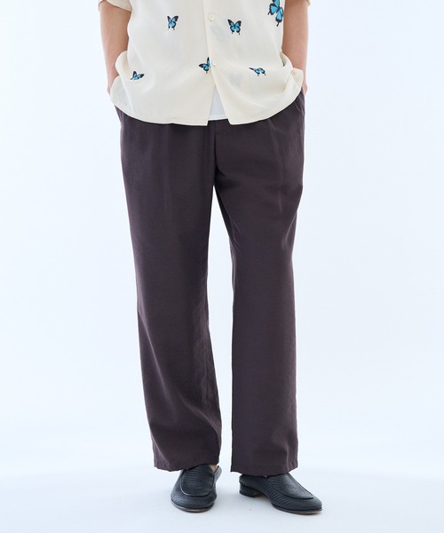 ESTNATION(エストネーション)の「ESTNATION / ナイロン イージースラックス(スラックス・メンズ・ダークブラウン/ライトブラウン・LARGE/MEDIUM)」の1枚目の写真