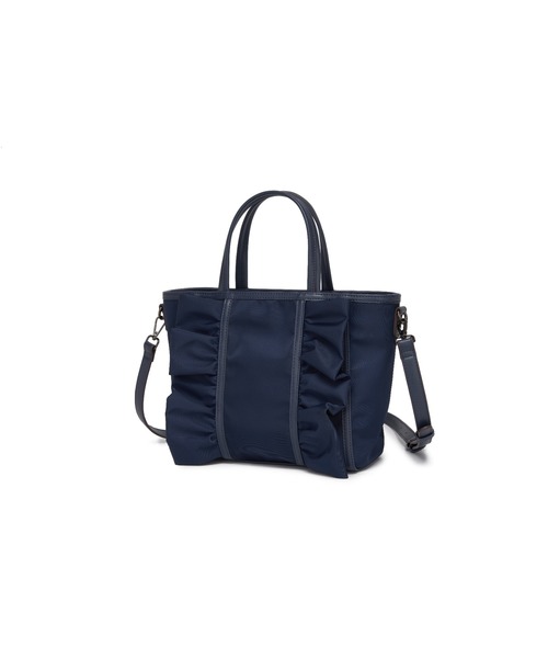GUSCIO（グッシオ）の「【グッシオゴールド】otonaSWEET掲載商品　フリル２WAYトートバッグ（ショルダーバッグ・レディース・ピンクベージュ/ブラック/ネイビー・FREE）」の16枚目の写真