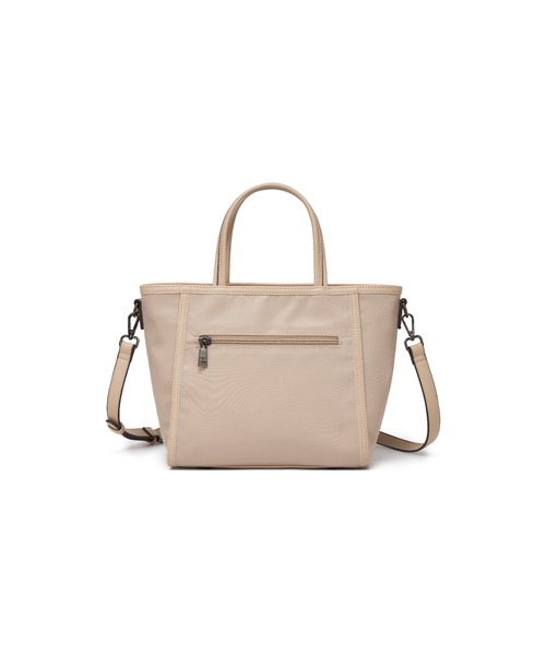 GUSCIO（グッシオ）の「【グッシオゴールド】otonaSWEET掲載商品　フリル２WAYトートバッグ（ショルダーバッグ・レディース・ピンクベージュ/ブラック/ネイビー・FREE）」の6枚目の写真