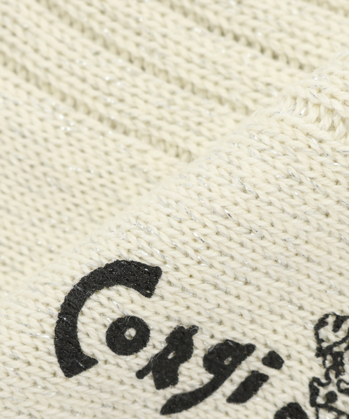CORGI(コーギ)の「CORGI / コーギー SOFT COTTON *GRITTER SOX(ソックス/靴下・メンズ・グレー/タン・105)」の3枚目の写真