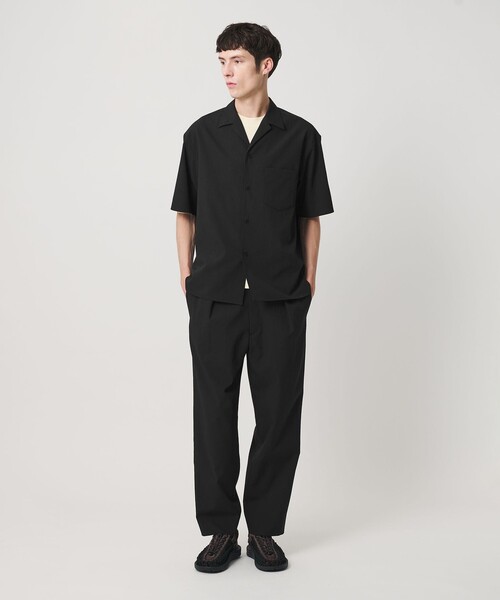 BEAUTY&YOUTH UNITED ARROWS（ビューティーアンドユースユナイテッドアローズ）の「KOMATSU PACK トロピカル オープンカラー シャツ GRANDE型 ストレッチ 吸水速乾 UVカット セットアップ対応（シャツ/ブラウス・メンズ・ブラック/ベージュ/ダークグレー・S/XL/L/M）」の8枚目の写真