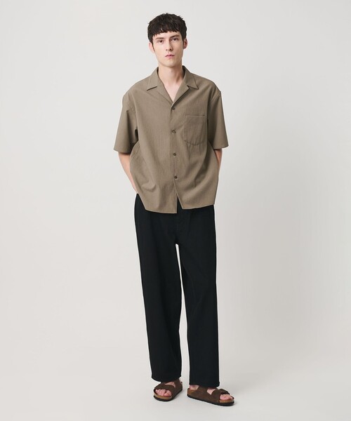BEAUTY&YOUTH UNITED ARROWS（ビューティーアンドユースユナイテッドアローズ）の「KOMATSU PACK トロピカル オープンカラー シャツ GRANDE型 ストレッチ 吸水速乾 UVカット セットアップ対応（シャツ/ブラウス・メンズ・ブラック/ベージュ/ダークグレー・S/XL/L/M）」の21枚目の写真
