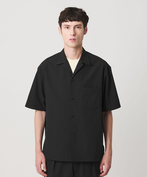 BEAUTY&YOUTH UNITED ARROWS（ビューティーアンドユースユナイテッドアローズ）の「KOMATSU PACK トロピカル オープンカラー シャツ GRANDE型 ストレッチ 吸水速乾 UVカット セットアップ対応（シャツ/ブラウス・メンズ・ブラック/ベージュ/ダークグレー・S/XL/L/M）」の22枚目の写真