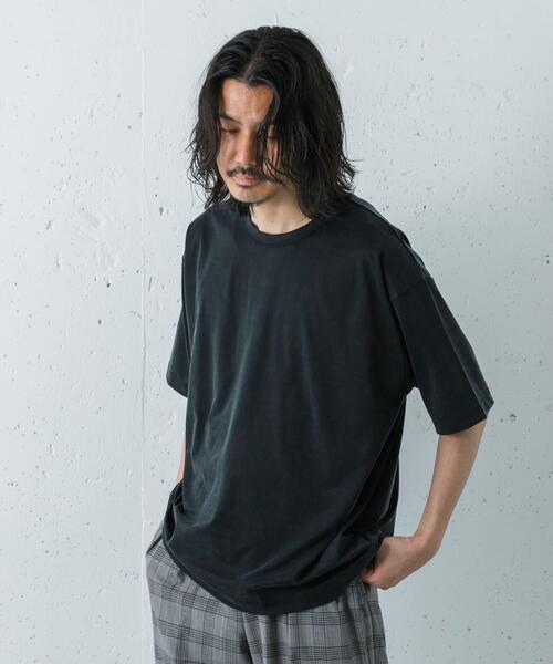 URBAN RESEARCH(アーバンリサーチ)の「『洗濯可』WASHABLE CUPRO T-SHIRTS(Tシャツ/カットソー・メンズ・ブラウン/ブラック/カーキ・MEDIUM/LARGE)」の18枚目の写真