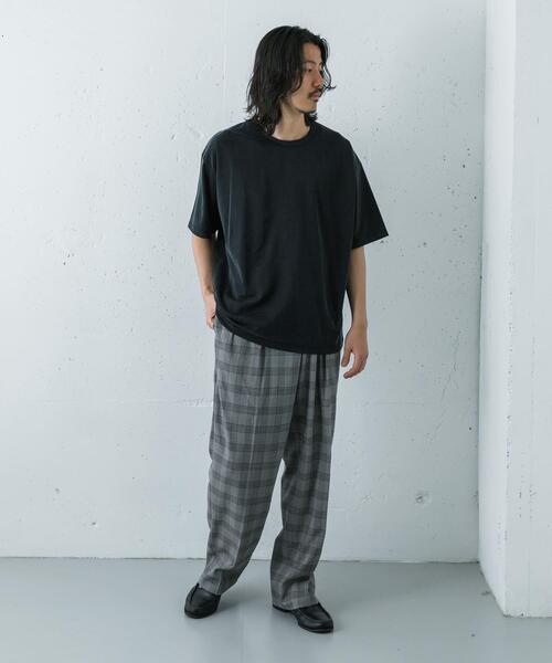 URBAN RESEARCH(アーバンリサーチ)の「『洗濯可』WASHABLE CUPRO T-SHIRTS(Tシャツ/カットソー・メンズ・ブラウン/ブラック/カーキ・MEDIUM/LARGE)」の20枚目の写真