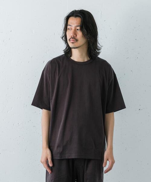 URBAN RESEARCH(アーバンリサーチ)の「『洗濯可』WASHABLE CUPRO T-SHIRTS(Tシャツ/カットソー・メンズ・ブラウン/ブラック/カーキ・MEDIUM/LARGE)」の7枚目の写真