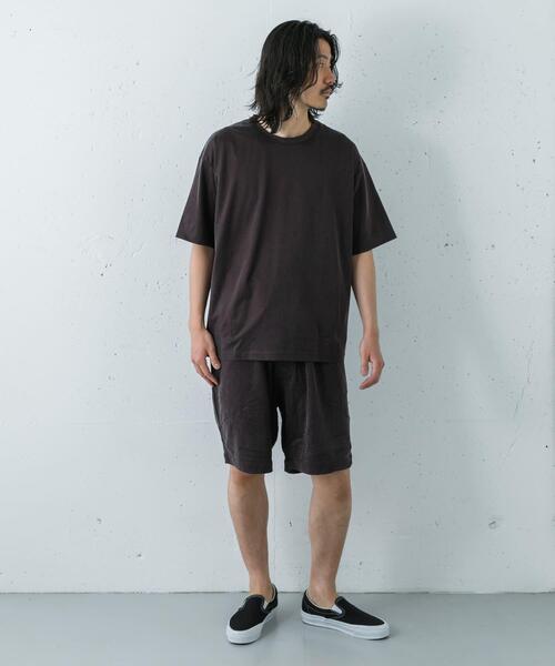 URBAN RESEARCH(アーバンリサーチ)の「『洗濯可』WASHABLE CUPRO T-SHIRTS(Tシャツ/カットソー・メンズ・ブラウン/ブラック/カーキ・MEDIUM/LARGE)」の9枚目の写真