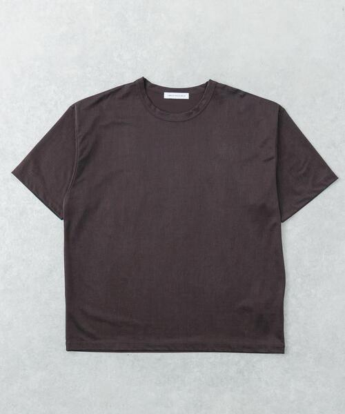 URBAN RESEARCH(アーバンリサーチ)の「『洗濯可』WASHABLE CUPRO T-SHIRTS(Tシャツ/カットソー・メンズ・ブラウン/ブラック/カーキ・MEDIUM/LARGE)」の10枚目の写真