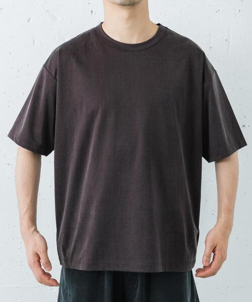 URBAN RESEARCH(アーバンリサーチ)の「『洗濯可』WASHABLE CUPRO T-SHIRTS(Tシャツ/カットソー・メンズ・ブラウン/ブラック/カーキ・MEDIUM/LARGE)」の11枚目の写真