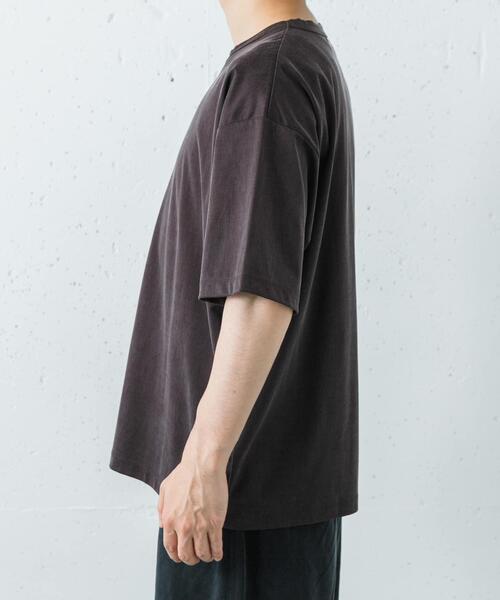 URBAN RESEARCH(アーバンリサーチ)の「『洗濯可』WASHABLE CUPRO T-SHIRTS(Tシャツ/カットソー・メンズ・ブラウン/ブラック/カーキ・MEDIUM/LARGE)」の12枚目の写真