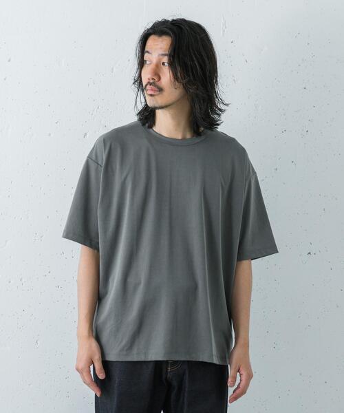 URBAN RESEARCH(アーバンリサーチ)の「『洗濯可』WASHABLE CUPRO T-SHIRTS(Tシャツ/カットソー・メンズ・ブラウン/ブラック/カーキ・MEDIUM/LARGE)」の16枚目の写真