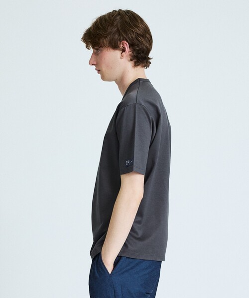 ABAHOUSE(アバハウス)の「【近藤紡績所】ARMONICOS クルーネックTシャツ / 半永久光沢(Tシャツ/カットソー・メンズ・ブラック/ホワイト/チャコールグレー・48/44/46/50)」の13枚目の写真