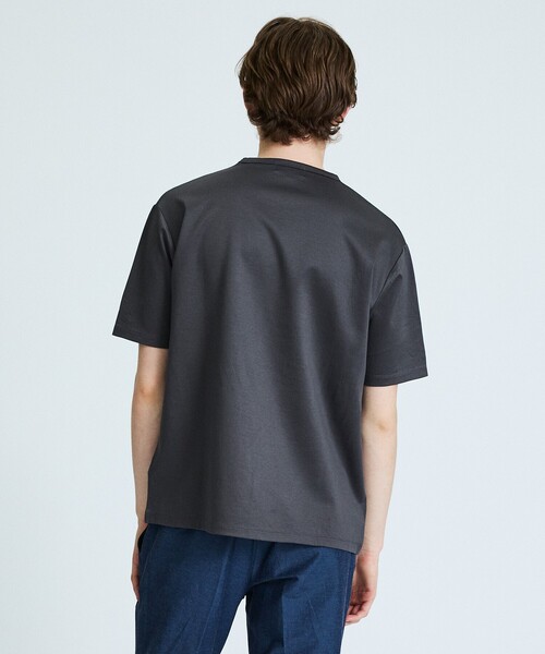 ABAHOUSE(アバハウス)の「【近藤紡績所】ARMONICOS クルーネックTシャツ / 半永久光沢(Tシャツ/カットソー・メンズ・ブラック/ホワイト/チャコールグレー・48/44/46/50)」の14枚目の写真