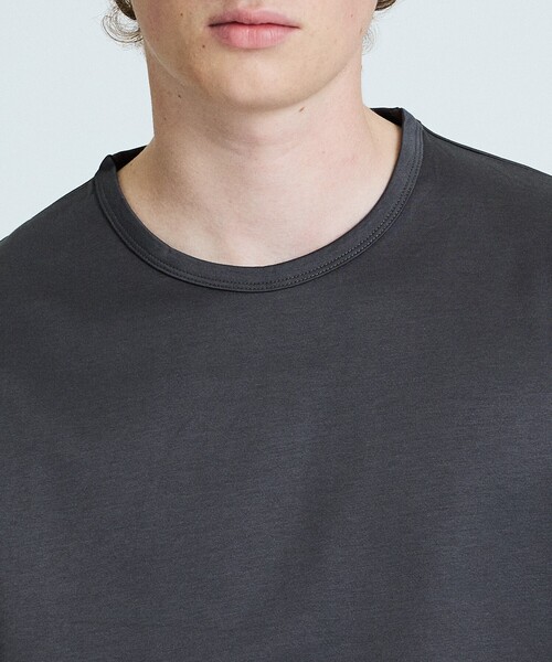 ABAHOUSE(アバハウス)の「【近藤紡績所】ARMONICOS クルーネックTシャツ / 半永久光沢(Tシャツ/カットソー・メンズ・ブラック/ホワイト/チャコールグレー・48/44/46/50)」の15枚目の写真
