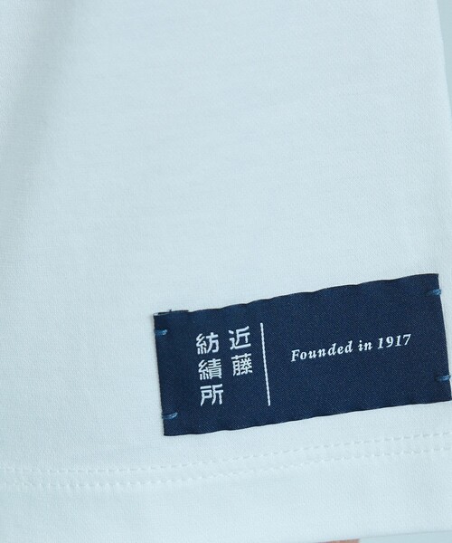 ABAHOUSE(アバハウス)の「【近藤紡績所】ARMONICOS クルーネックTシャツ / 半永久光沢(Tシャツ/カットソー・メンズ・ブラック/ホワイト/チャコールグレー・48/44/46/50)」の5枚目の写真