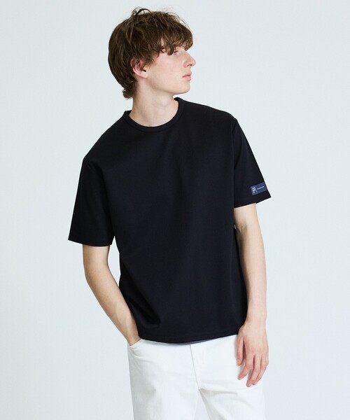 ABAHOUSE(アバハウス)の「【近藤紡績所】ARMONICOS クルーネックTシャツ / 半永久光沢(Tシャツ/カットソー・メンズ・ブラック/ホワイト/チャコールグレー・48/44/46/50)」の9枚目の写真