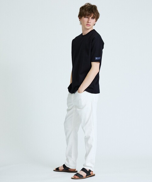 ABAHOUSE(アバハウス)の「【近藤紡績所】ARMONICOS クルーネックTシャツ / 半永久光沢(Tシャツ/カットソー・メンズ・ブラック/ホワイト/チャコールグレー・48/44/46/50)」の10枚目の写真