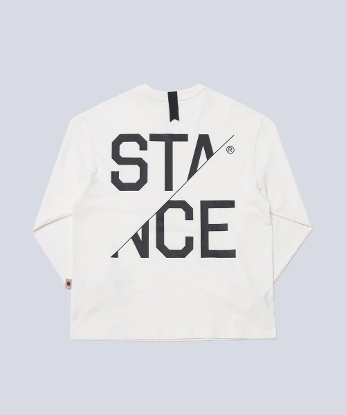 STANCE SEOUL(スタンス・ソウル)の「BASIC LOGO LONG SLEEVE (OFF WHITE)(Tシャツ/カットソー・レディース・その他・LARGE/MEDIUM/SMALL)」の1枚目の写真