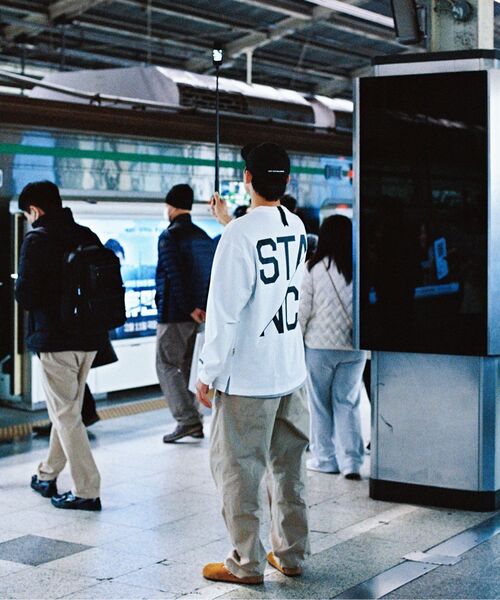 STANCE SEOUL(スタンス・ソウル)の「BASIC LOGO LONG SLEEVE (OFF WHITE)(Tシャツ/カットソー・レディース・その他・LARGE/MEDIUM/SMALL)」の2枚目の写真
