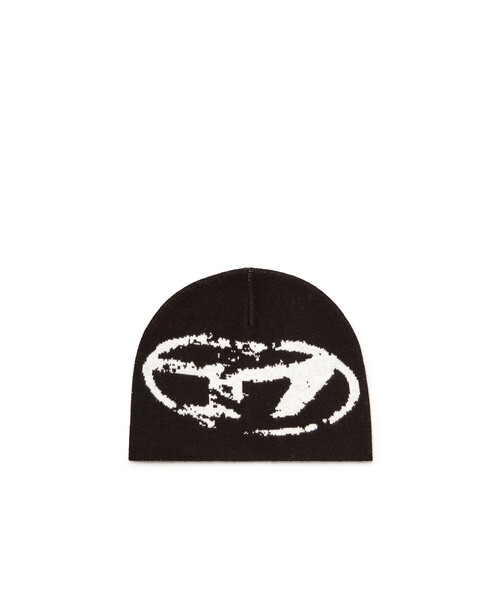 DIESEL(ディーゼル)の「メンズ ニットキャップ K-APITAN(ニットキャップ/ビーニー・メンズ・ブラック・UNI)」の1枚目の写真