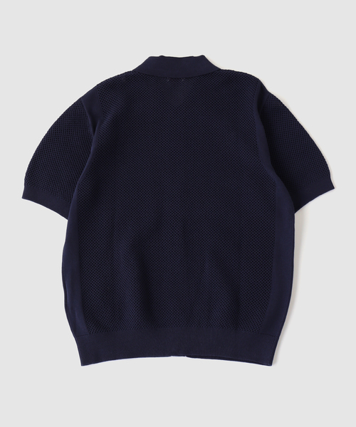 EDIFICE(エディフィス)の「fursac (フルサック) Open Knit ポロ(ポロシャツ・メンズ・ネイビー・X-LARGE/LARGE/MEDIUM)」の5枚目の写真