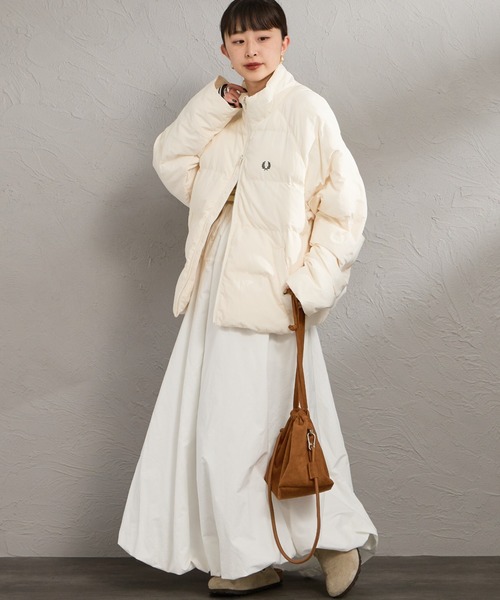 WEB先行予約】[FRED PERRY/フレッドペリー] ラグランスリーブ 中綿