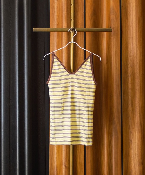 ROSE BUD（ローズバッド）の「Robert P. Miller PRIB CAMI TANK（タンクトップ・レディース・ブラウン/ブルー/イエロー・ONE SIZE）」の3枚目の写真