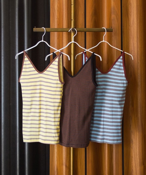 ROSE BUD（ローズバッド）の「Robert P. Miller PRIB CAMI TANK（タンクトップ・レディース・ブラウン/ブルー/イエロー・ONE SIZE）」の11枚目の写真