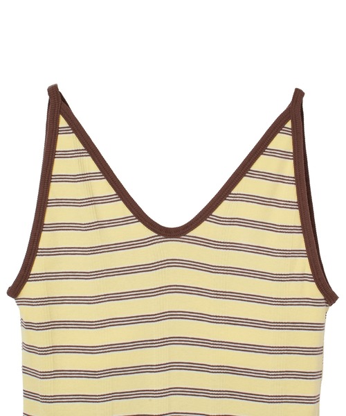 ROSE BUD（ローズバッド）の「Robert P. Miller PRIB CAMI TANK（タンクトップ・レディース・ブラウン/ブルー/イエロー・ONE SIZE）」の5枚目の写真