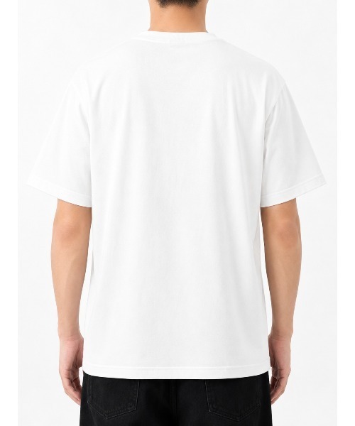 FreeZone(フリーゾーン)の「ヴィンテージライクキャンプグラフィックプリントTシャツ(Tシャツ/カットソー・メンズ・ベージュ/ホワイト/ブラック/ダークブルー/ダークグレー・F)」の6枚目の写真