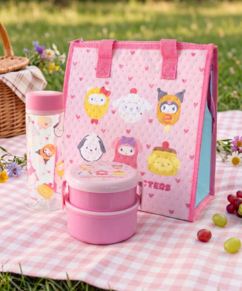 sanrio（サンリオ）の「〈SANRIO/サンリオ〉サンリオキャラクターズ なりきり食べ物 シンプルデザインブローボトル PDC4（水筒・レディース・ピンク・ONE SIZE）」の7枚目の写真